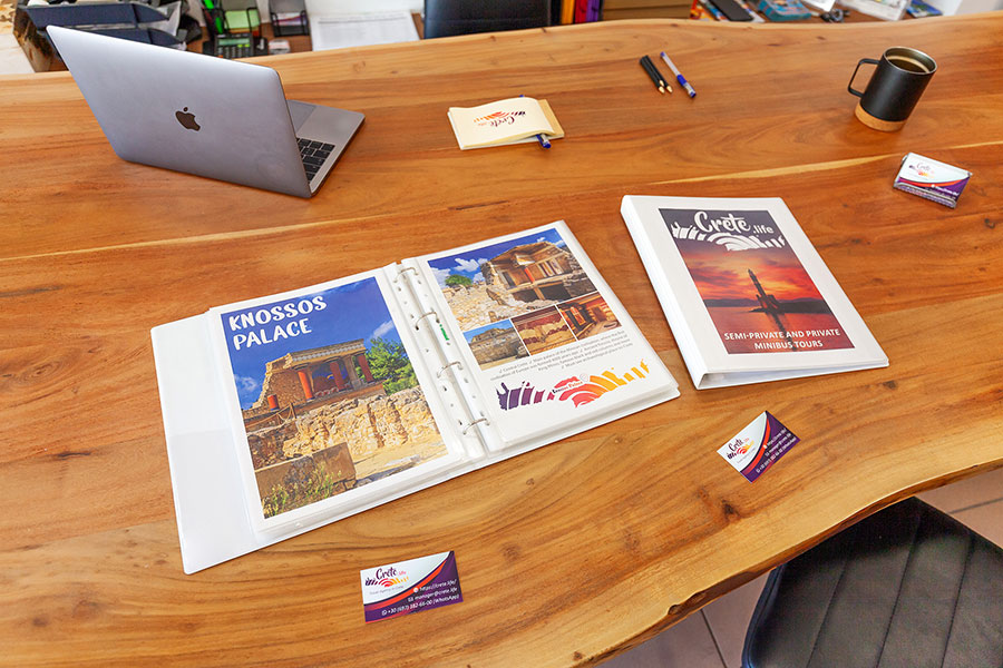 Crete.life office in Agia Pelagia, Crete